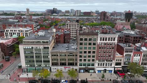 Back-Bay-neighborhood-and-Copley-Square-in-Boston