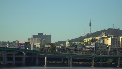 The-historic-Namsan-Tower-was-the-first-radio-transmission-tower-in-Korea-and-dominates-the-Seoul-city-skyline-in-the-Yongsan-District-of-the-city