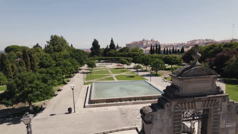Jardín-Municipal-De-Castelo-Branco-En-Portugal