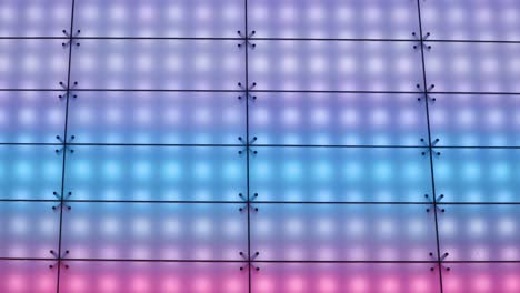 Zoomed-in-shot-of-color-changing-LED-lights-on-modern-electronic-billboard-sign