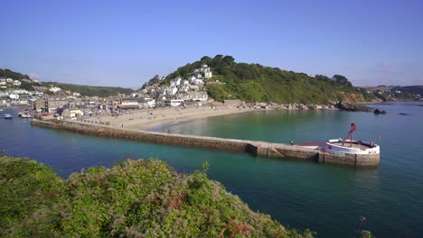 View-over-Looe-Estuary-and-Looe-beach-in-Cornwall-from-Hannafore-Point