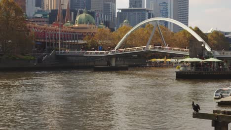 People-enjoying-an-Autumn-day-at-Melbourne's-Southbank-precinct