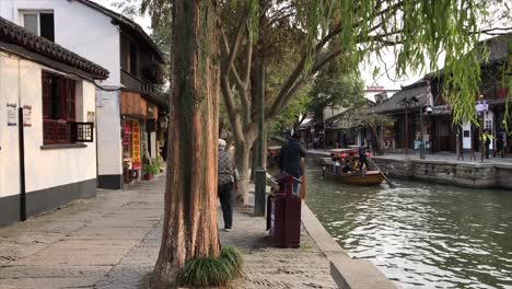 China-Ancient-Water-Town,-Near-Shanghai-city