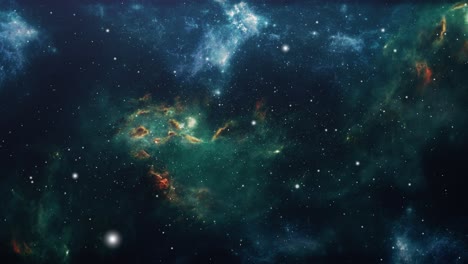 Animación-De-Nubes-Nebulosas-En-El-Universo