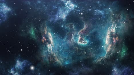 Nube-De-Nebulosa-En-Forma-De-Pájaro-En-El-Universo