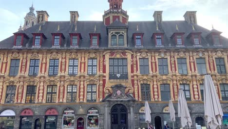 La-Vieille-Bourse-En-El-Centro-Histórico-De-Lille,-Francia