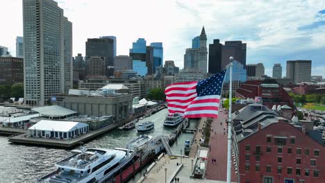 Tourists-enjoy-Waterfront-Boston-Harbor-City-cruises