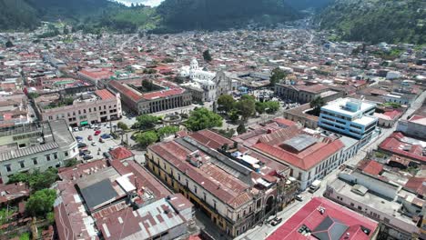 Zentralamerika-Park-Historisches-Zentrum-Quetzaltenango,-Xela,-Guatemala