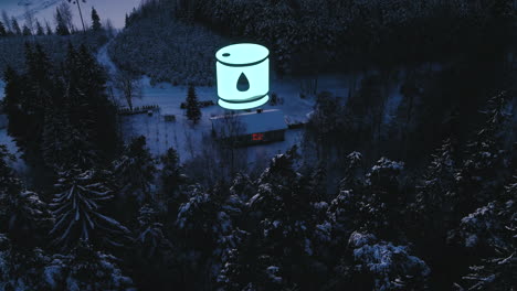 Ölstand-Sinkt,-Erwärmung-Stoppt,-Haus-Ohne-Strom-An-Einem-Kalten-Winterabend