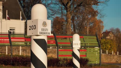 Grenzposten-Von-Estland-Und-Lettland