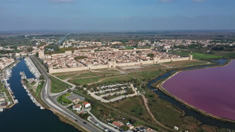 Aerial-view-of-Aigues-Mortes-in-Camargue-France