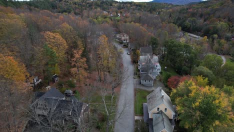 Aerial-View-of-Sunapee,-New-Hampshire-USA