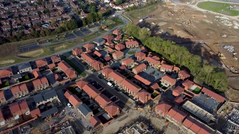 Saxon-Fields-Canterbury-Construction-4K-Aerial-Dolly-Backwards