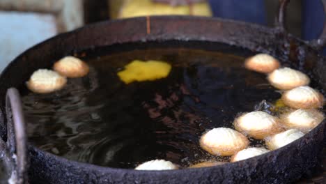 Some-Nepali-sweets-frying-in-a-kettle-of-oil