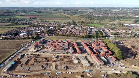 Saxon-Fields-Canterbury-Construction-Foundations-4K-Drone-Aerial-High-and-Wide-Dolly-Forward