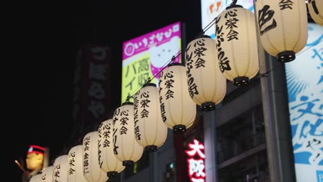 Lanterns-Along-Dotonbori-Canal-in-Osaka-for-Midsummer-Festival