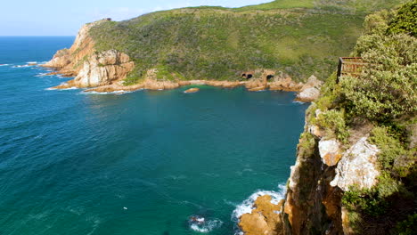 Stunning-vista-from-lookout-point-at-The-Heads-of-rugged-West-Head-and-sea-caves