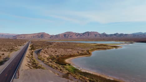 Drone-flying-through-the-Nevada-desert