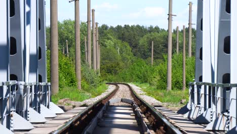Shot-of-Trains-on-the-Railway-Tracks