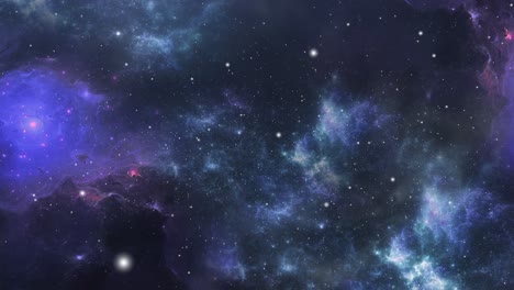 Una-Colección-De-Nubes-Nebulosas-Que-Flotan-En-El-Universo