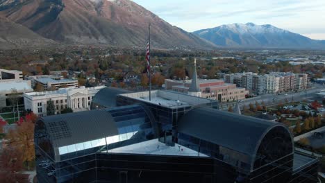 Aerial-Orbit-Reveal-of-the-Provo-City-Center-LDS-Mormon-Temple-Building