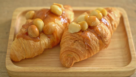 croissant-with-macadamia-and-caramel