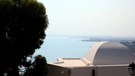 Panoramic-Coast-View-Of-Mediterranean-Sea-From-Sidi-Bou-Said-In-Northern-Tunisia