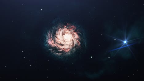 Galaxias-Y-Estrellas-Brillantes-Que-Circulan-En-El-Universo