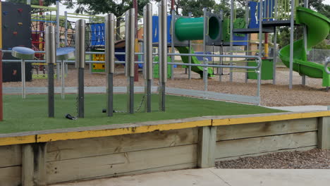 Empty-Elementary-School-Playground-Due-To-Coronavirus-Lockdown