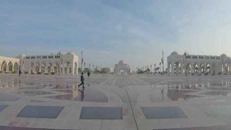 Qasr-Al-Watan-Presidential-Palace-in-Abu-Dhabi-entrance,-marble-mosaic-square