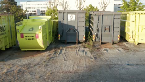 Garbage-Containers-Warehouse,-Renovasjonen-IKS-Waste-Handling-Company,-Stavanger,-Norway