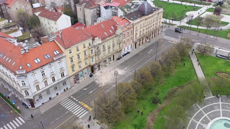 Zagreb-Earthquake-during-COVID19-Corona-Virus---Aerial-footage