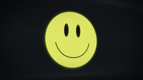 Riesiges-Grinsendes-Smiley-Emoticon-Auf-Einem-Fernsehbildschirm