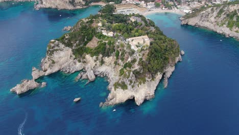 aerial-drone-view-of-bay-in-north-corfu-greece