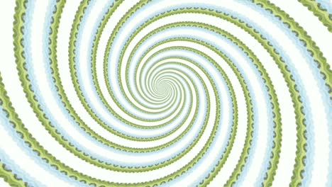 Computerisierte-Animation-Grüner-Farbspiralen,-Die-Sich-Vom-Zentralen-Kern-Aus-Drehen-Und-Ausdehnen