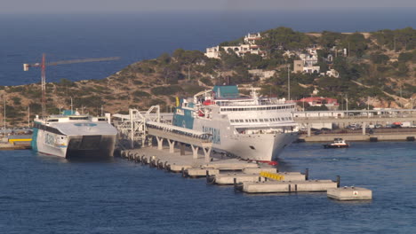 Balearia-Ferry-Anchored-in-the-Port-of-Eivissa