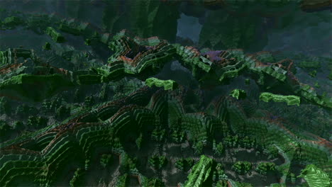 Virtual-tunnel-fly-through.-Animated-Green-Fractal-Forest
