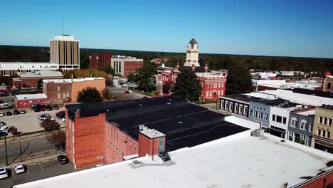 Aerial-Monroe-NC,-Monroe-North-Carolina-in-4k