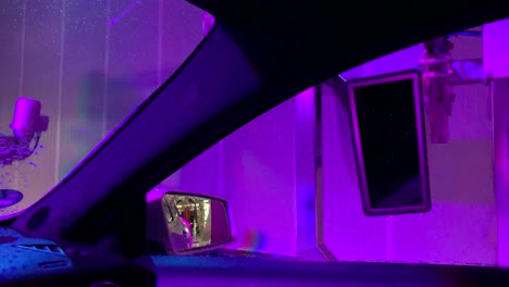 Automatic-Tunnel-Car-Wash-Dryer-drying-car-after-wash-inside-colorful-futuristic-wash-hall