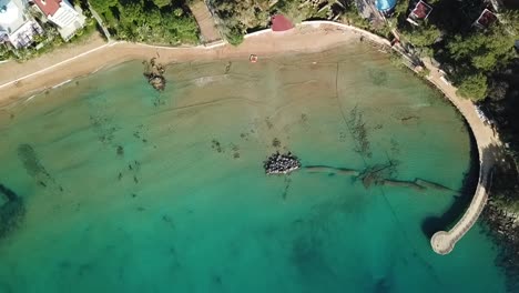 Aerial-view-of-beach-Alanya