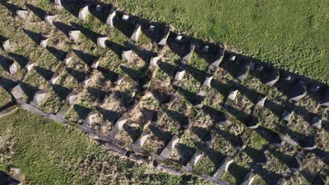 Aerial-View-from-Siegfried-Line,-also-known-as-Dragon-Teeth