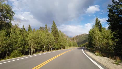 POV-footage-of-driving-in-the-Rocky-Mountains-of-Colorado