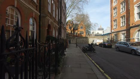 POV-Walking-Along-Little-College-Street-In-Westminster