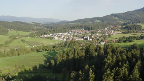 Kotlje-village-residency-woods-Slovenia-Europe-aerial