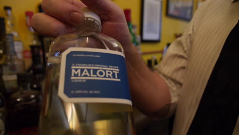 Bottle-of-Malort,-Bar-at-Home