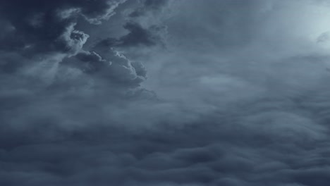 Zeitraffer-Dunkler-Cumulonimbus-Wolken-über-Dem-Himmel