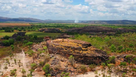 Aboriginal-Rock-Formation-At-Kakadu-National-Park---Ubirr-In-Northern-Territory-Of-Australia