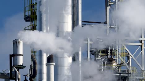 Tanks-pipes-and-smoking-chimneys-of-the-chemical-plant