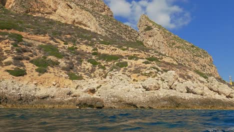 Coast-of-Sicilian-Levanzo-island-in-Sicily,-Italy