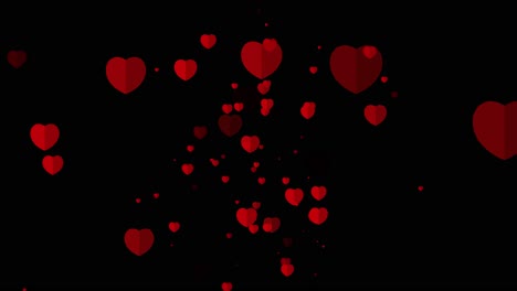 animated-hearts-moving-forward-on-black-background